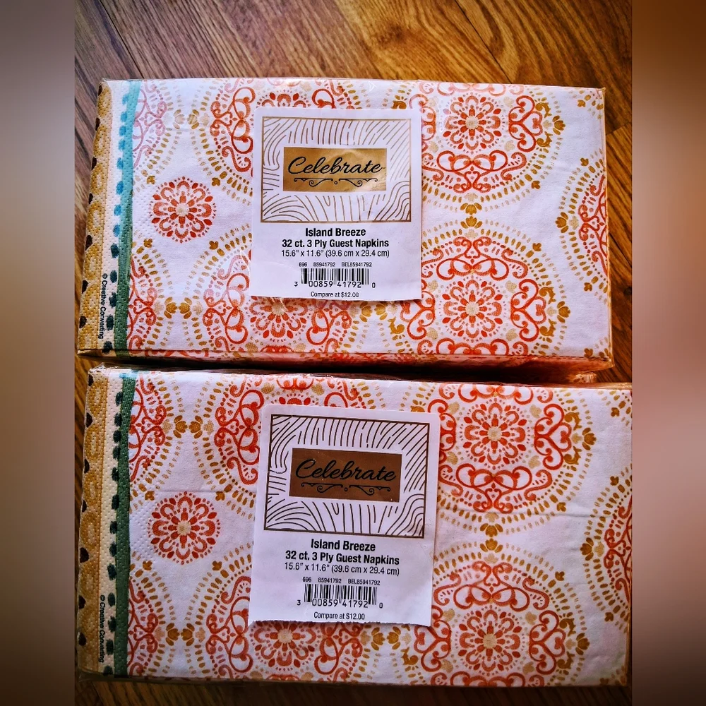 NEW 6 Packs Of Party Napkins By CELEBRATE, 32 Ct Each Pack